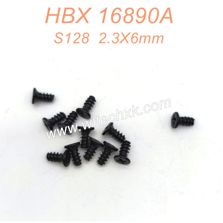 S128-HBX 16890A Parts 2.3X6mm Countersunk Self Tapping Screw