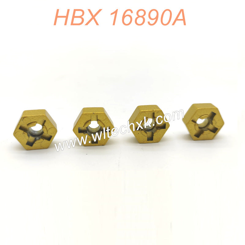 T2121-HAIBOXING 16890A Upgrade Parts Metal Wheel Hex.