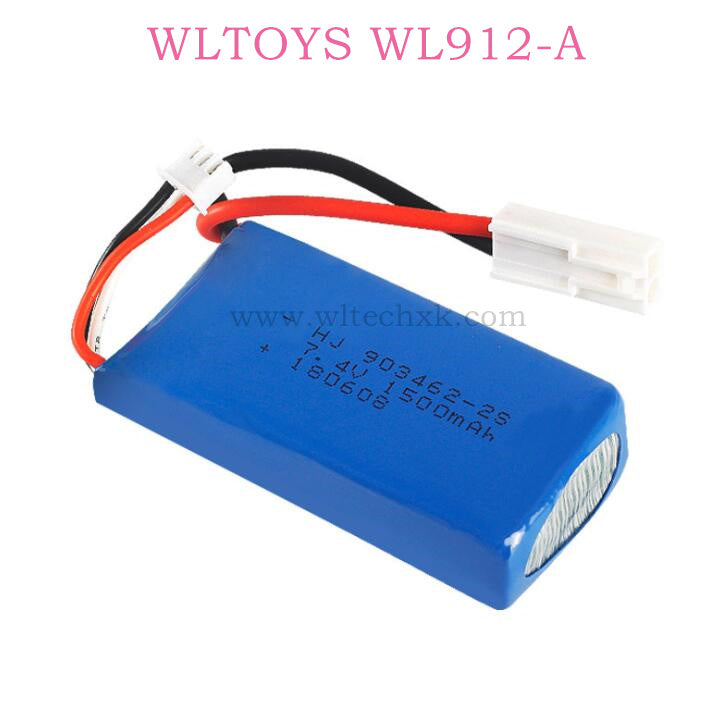 Original Parts Of WLTOYS WL912-A 7.4V Battery 1500mAh EL-PLUG