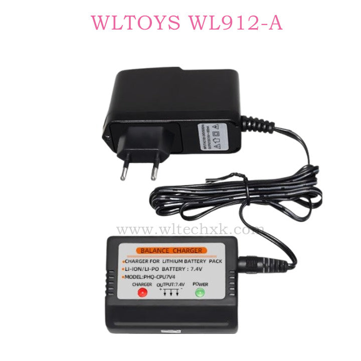 Original Parts Of WLTOYS WL912-A Charger with Balance Box EU-PLUG