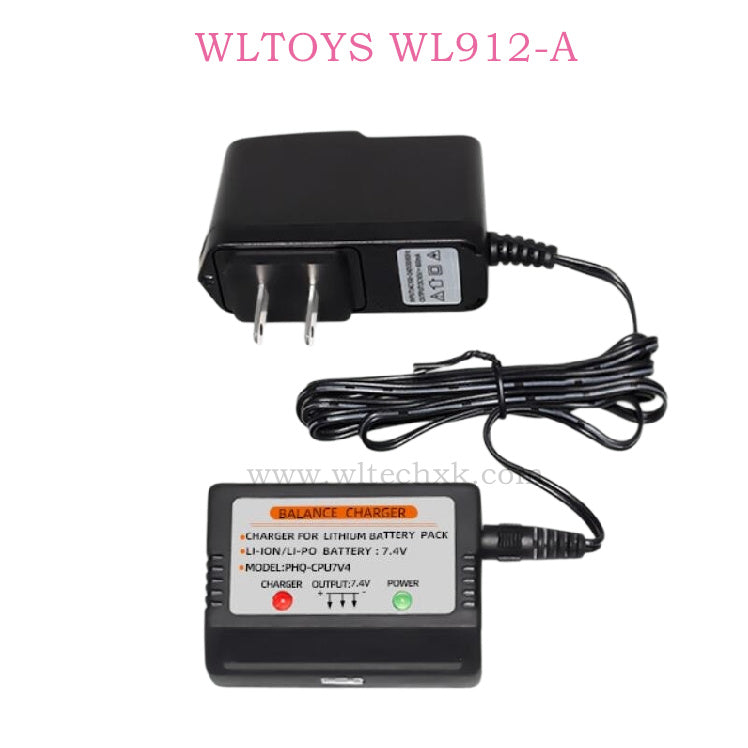 Original Parts Of WLTOYS WL912-A Charger with Balance Box US-PLUG