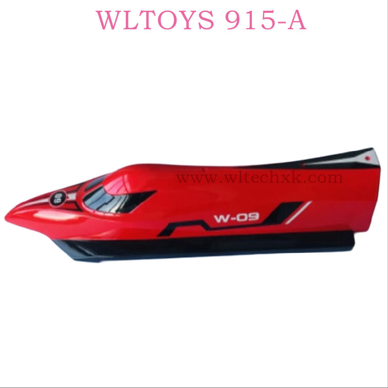 WLTOYS WL915-A RC Boat Original parts Boat Main Body kit red