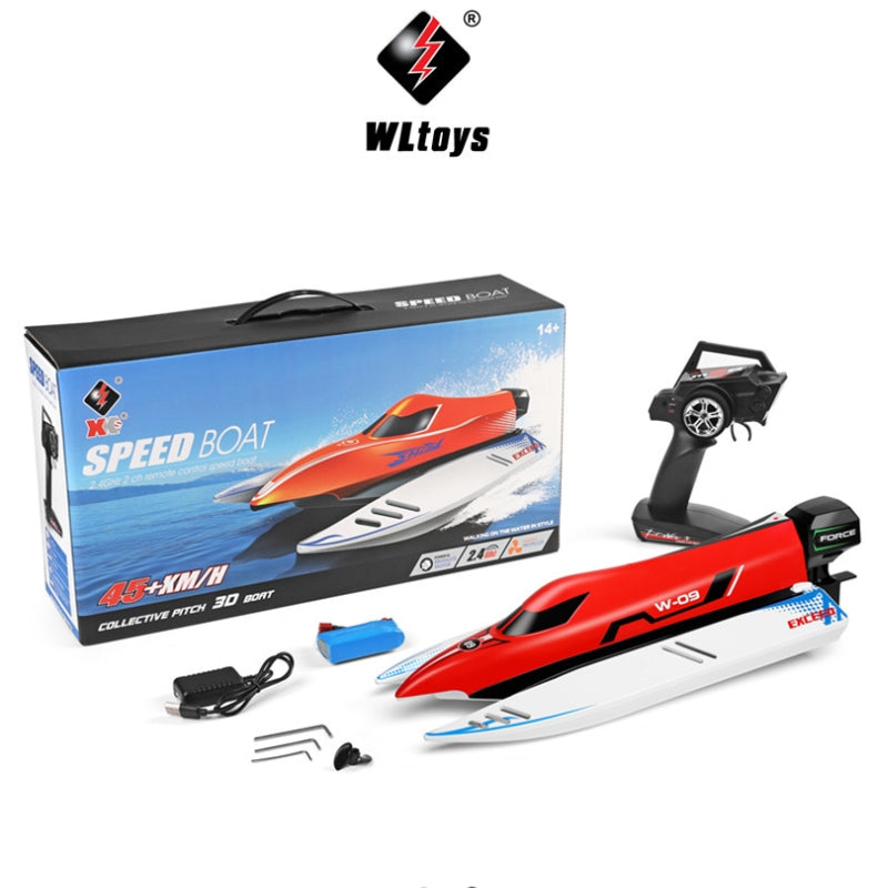 WLTOYS WL915-A F1 2.4 gHz brushless RC Boat ALL RED