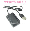 WLTOYS 104016 RC Car Original 7.4V 2000MaH USB Charger