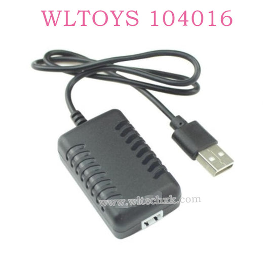 WLTOYS 104016 RC Car Original 7.4V 2000MaH USB Charger