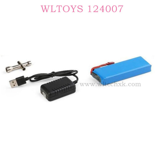 WLTOYS 124007 RC Car Original part Battery Charger and Tool