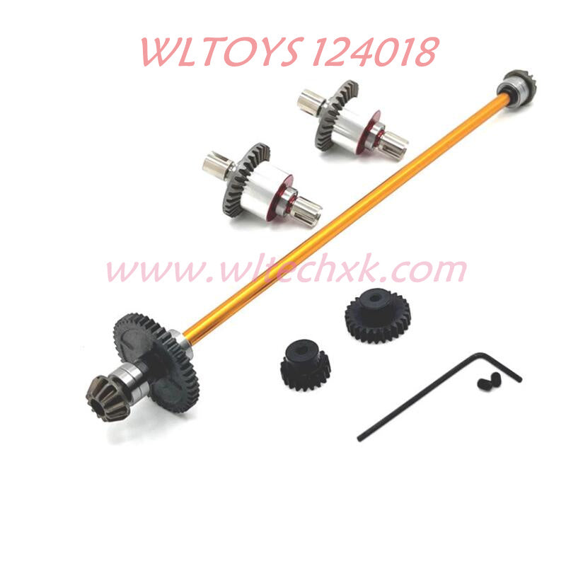 WLTOYS 124008 Upgrade Parts Metal Differential Gear kit