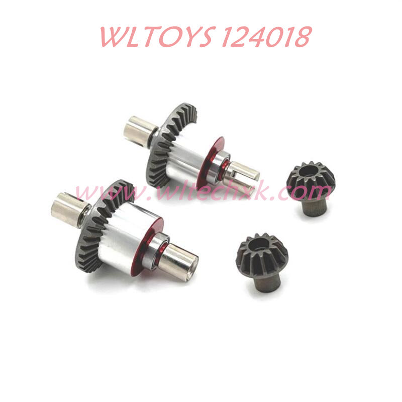 WLTOYS 124008 Upgrade Parts front and rear differential