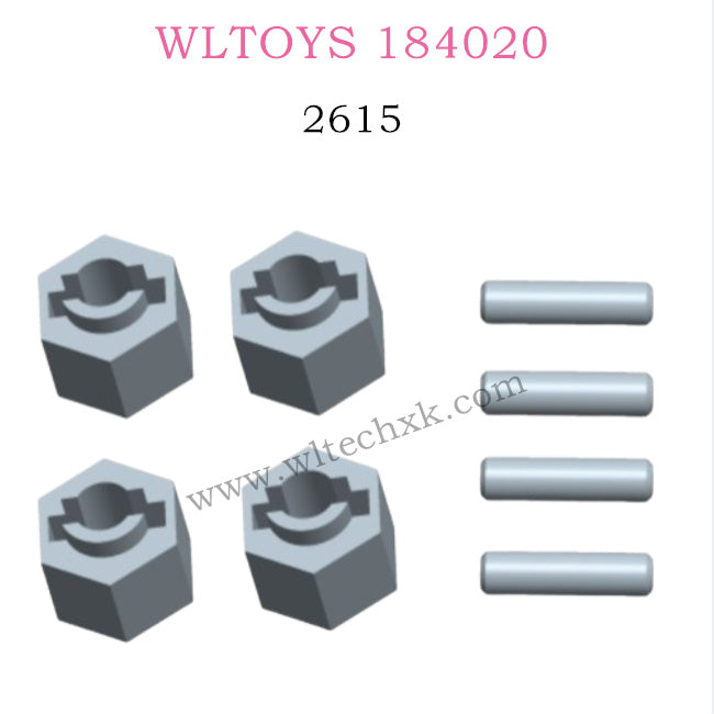 WLTOYS 184020 Parts Hexagonal shaft set 2615