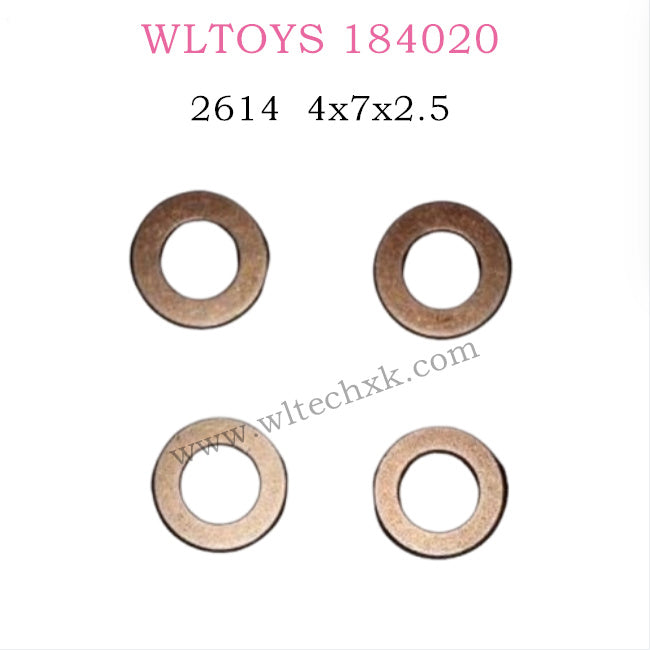 WLTOYS 184020 Parts Oil copper jacket 4x7x2.5 2614