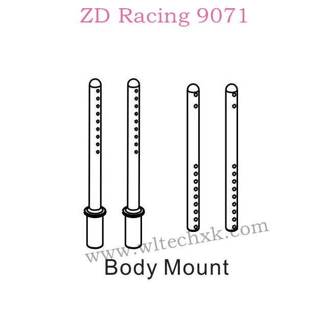 ZD Racing 9071 Parts Body Mount 8435