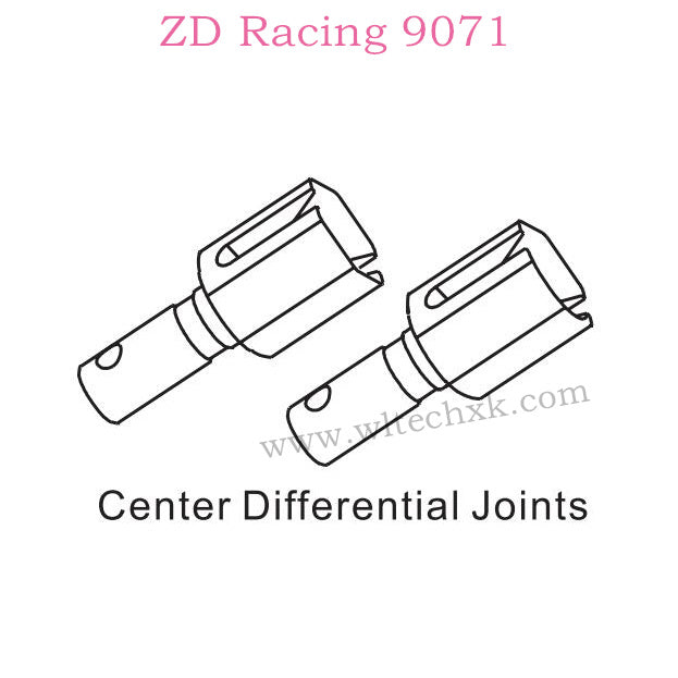 ZD Racing 9071 Parts Center Differential Joints 8231