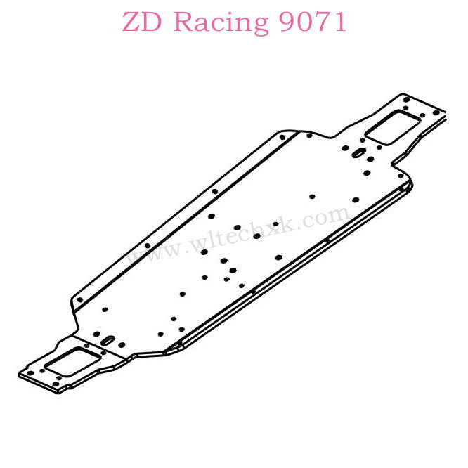 ZD Racing 9071 Parts Chassis CNC 8457