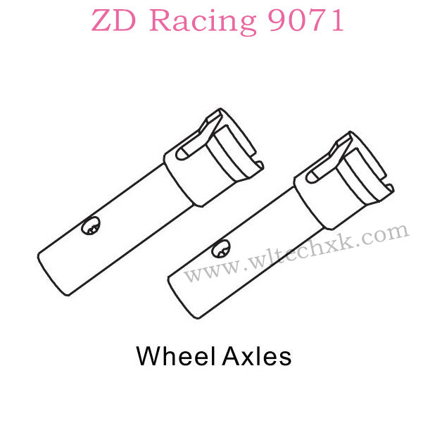 ZD Racing 9071 Parts Wheel Axles 8121