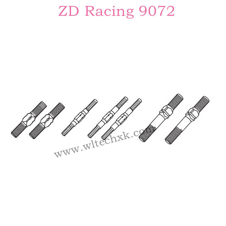 ZD Racing 9072 BX-8 Parts All Rods 8126