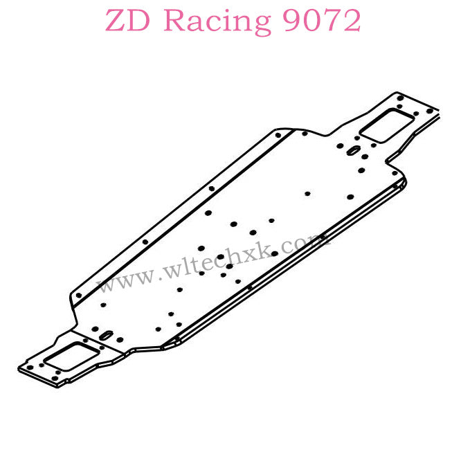 ZD Racing 9072 BX-8 Parts Chassis CNC 8457