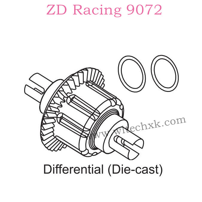 ZD Racing 9072 BX-8 Parts Differential Die-Cast 8115