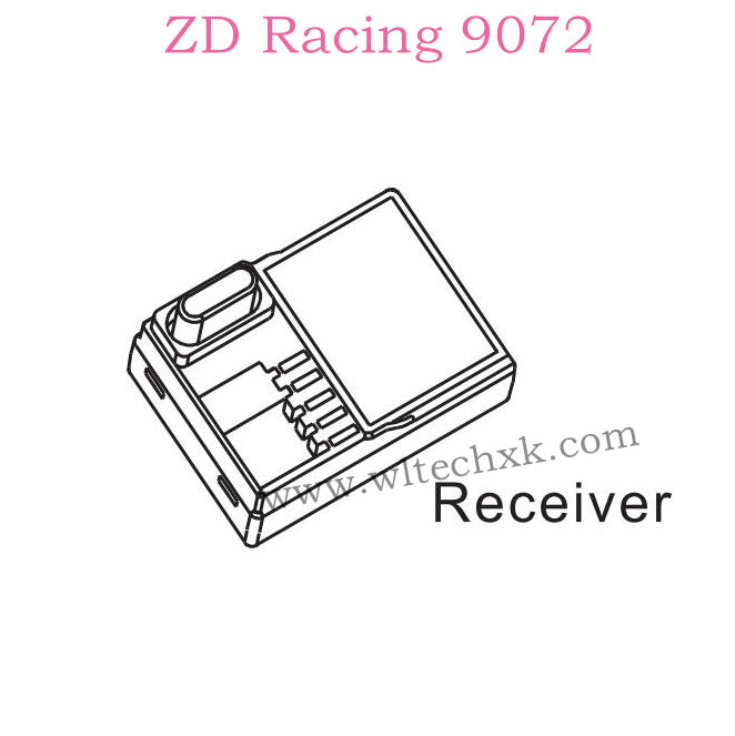 ZD Racing 9072 BX-8 Parts Receiver 8097