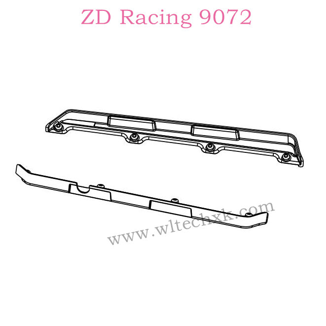 ZD Racing 9072 BX-8 Parts Side Plates 8454