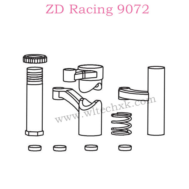 ZD Racing 9072 BX-8 Parts Steering 8232