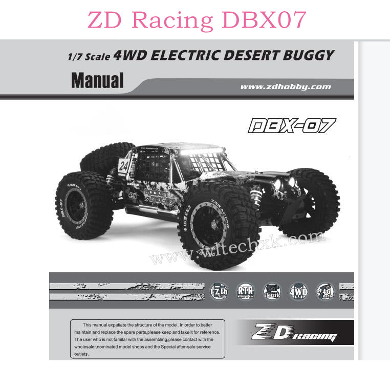 ZD Racing DBX07 Manual