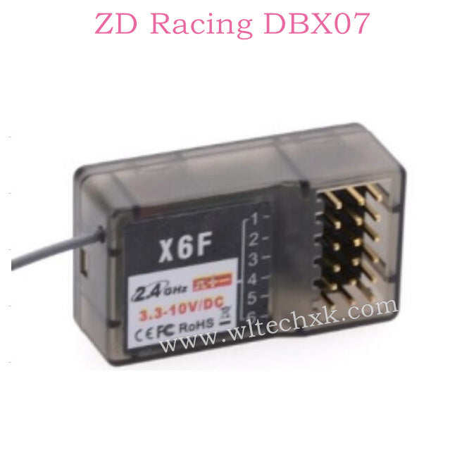 ZD Racing DBX07 Parts 2.4GHz X6F Receiver 7596