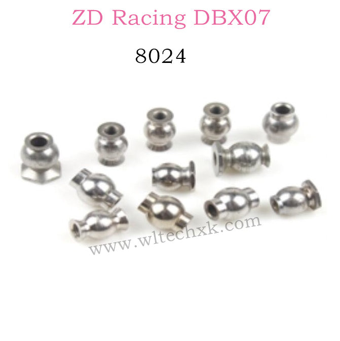 ZD Racing DBX07 Parts All Ball Heads 8024