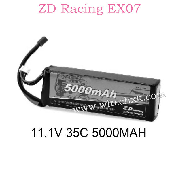 ZD Racing EX07 Parts 11.1V 35C 5000MAH Battery 8606