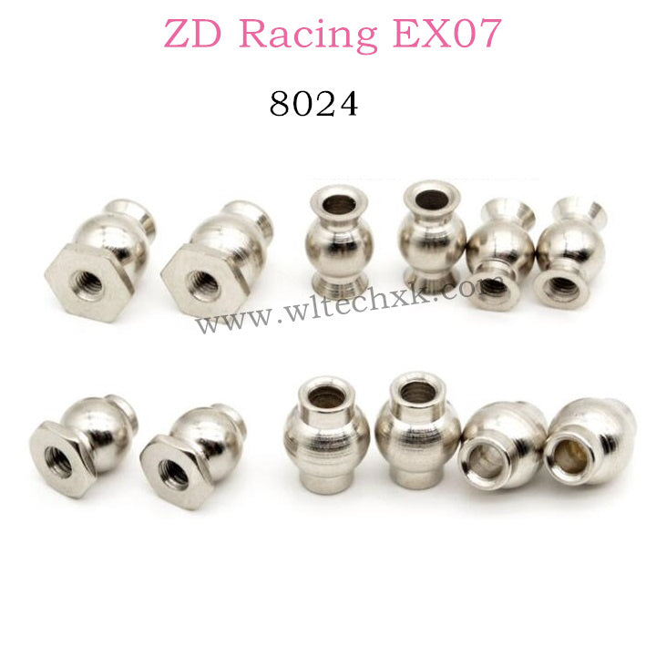 ZD Racing EX07 Parts All Ball Heads 8024