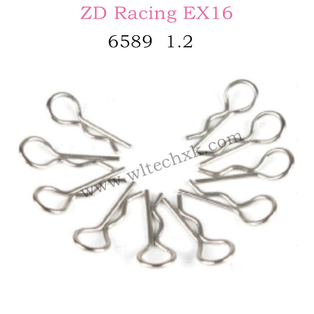 ZD Racing EX16 Parts 1.2 R-Pin Set 6589