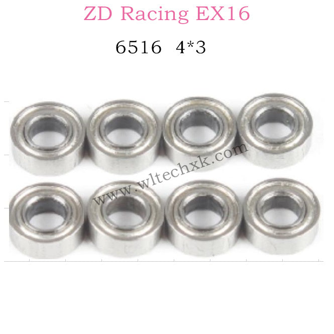 ZD Racing EX16 Parts Bearing 4X3 6516