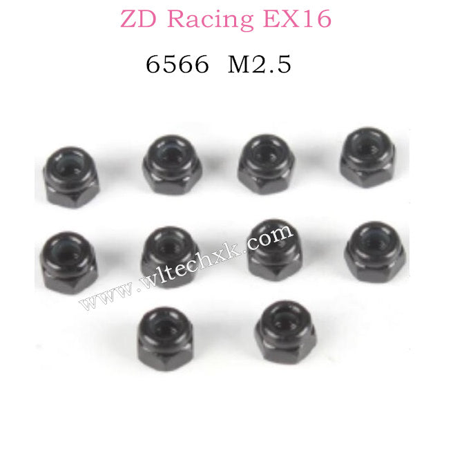 ZD Racing EX16 Parts M2.5 Locket Set 6566