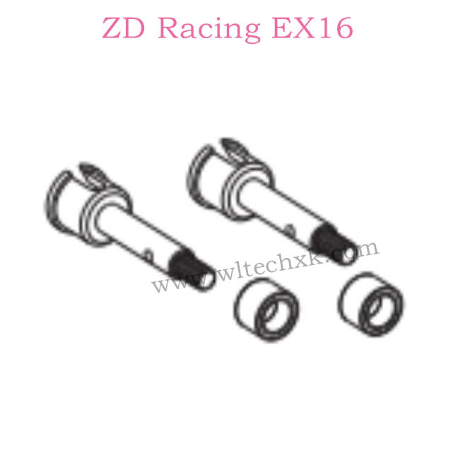 ZD Racing EX16 Parts Rear Axles 26.5mm 6640