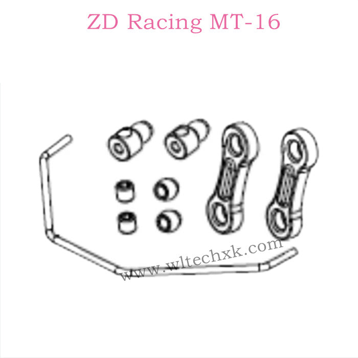 ZD Racing MT-16 Parts Anti-tip rod assembly 16032