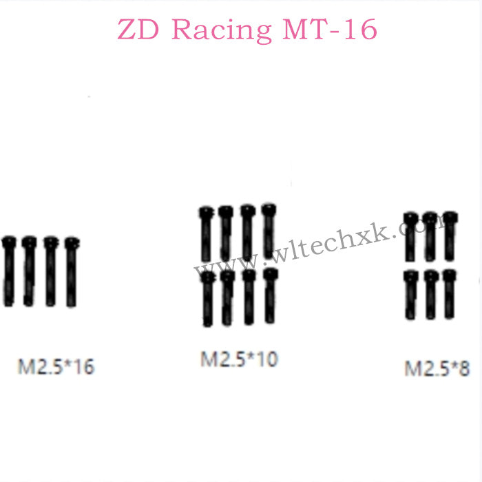 ZD Racing MT-16 Parts Cup head screw 16068