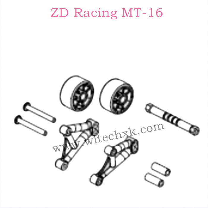 ZD Racing MT-16 Parts Head wheel assembly 16048