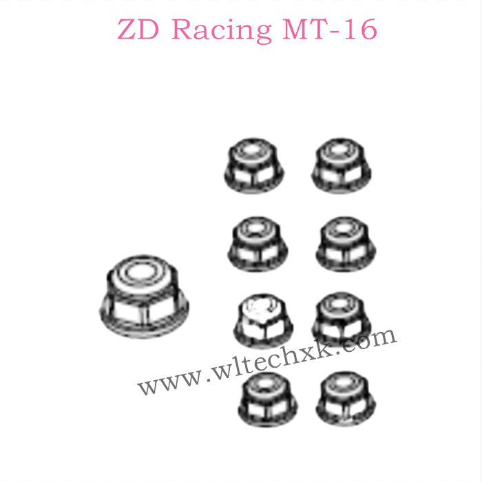 ZD Racing MT-16 Parts M4 M3 nut 16061