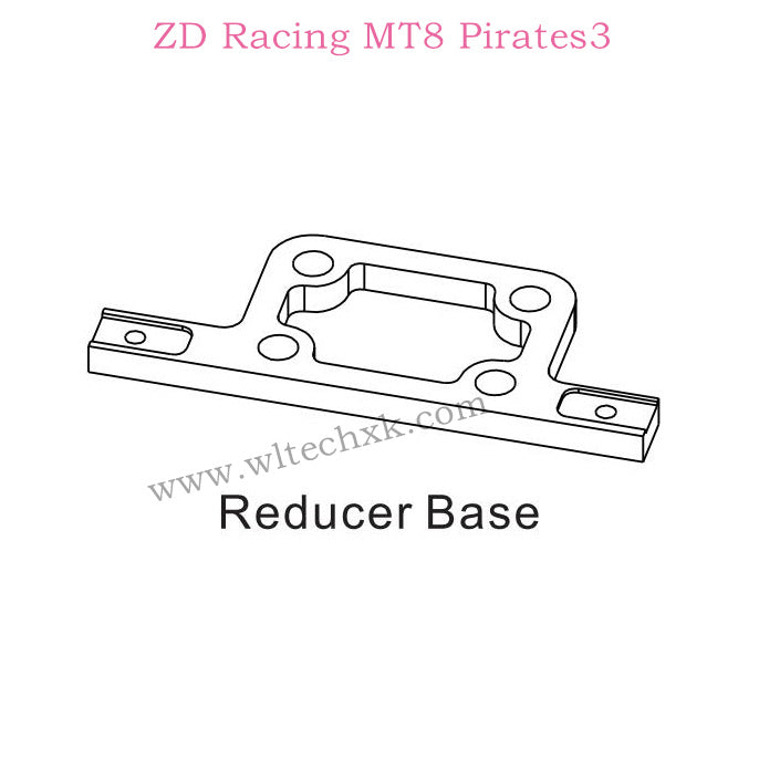 ZD Racing MT8 Pirates3 Parts Reducer Base 8455