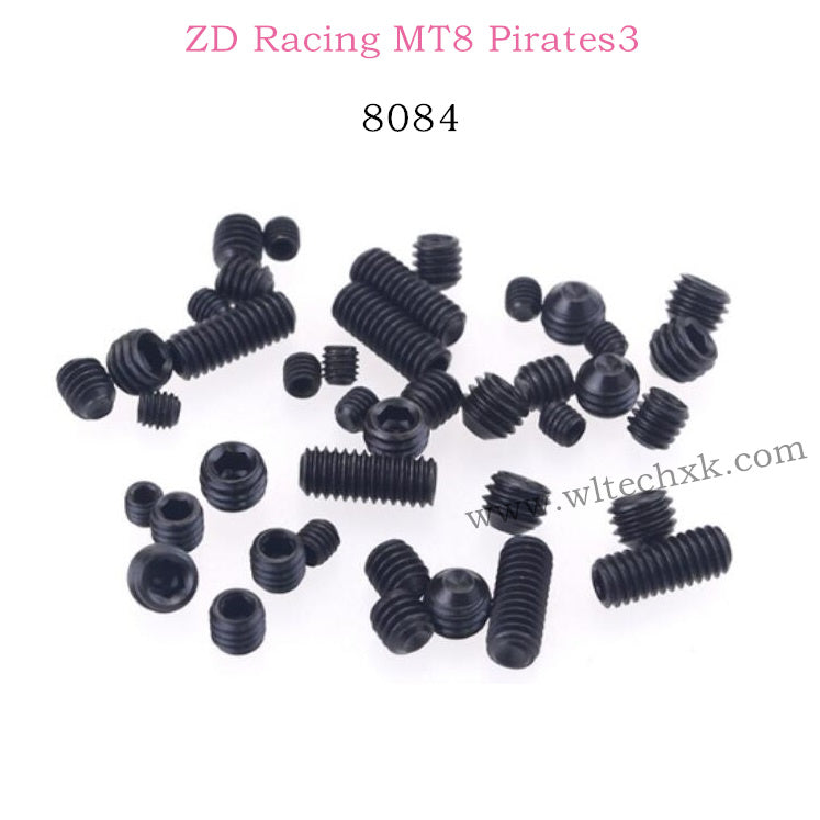 ZD Racing MT8 Pirates3 Parts Set Screw 8084