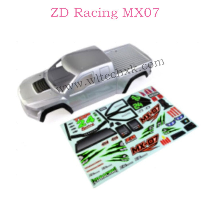 ZD Racing MX-07 Parts Car Body 8757 8758