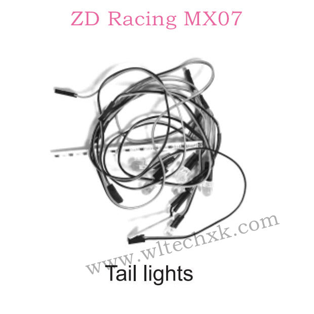 ZD Racing MX-07 Parts Tail Lights 8786