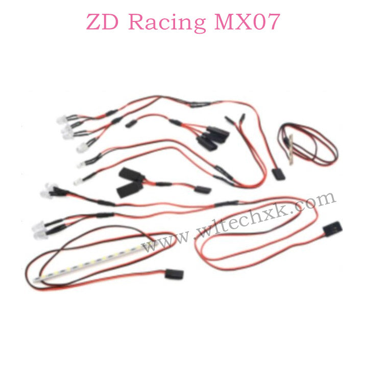 ZD Racing MX-07 Parts Tail Lights 8786