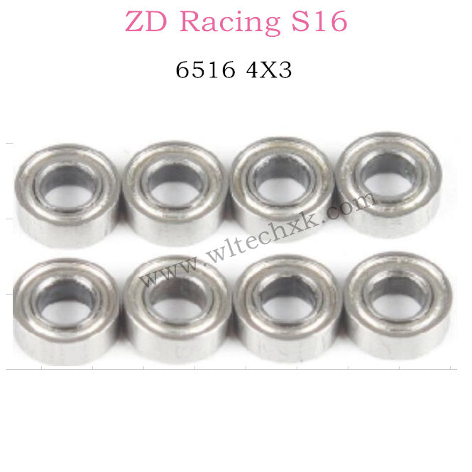 ZD Racing S16 Rocket parts Bearing 4X3 6516