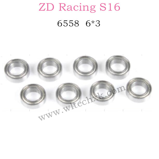 ZD Racing S16 Rocket parts Bearing 6X3 6558